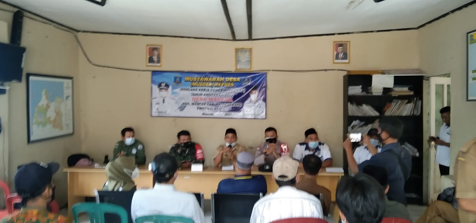DESA MANCAK BERSAMA BPD GELAR MUSDES- RKPDES TAHUN ANGARAN 2022. AKAN LEBIH BAIK LAGI.