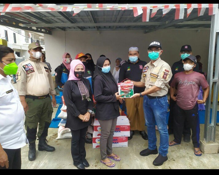 Kemensos RI dan Tagana Kirimkan Bantuan Kepada Korban Banjir di Lebak