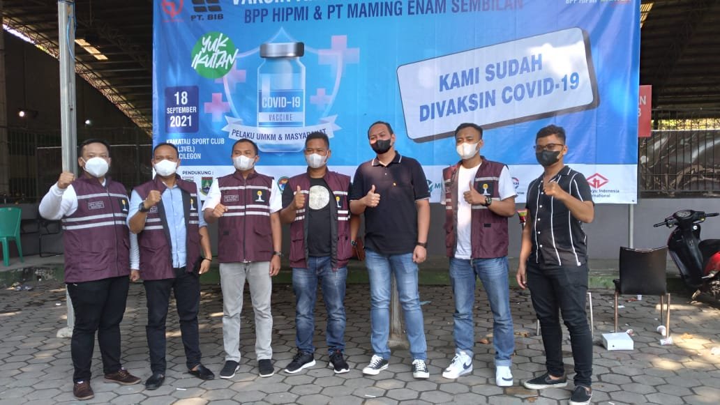 HIPMI BPC CILEGON GELAR VAKSINASI HERD KAWASAN PT KS, UNTUK PERCEPATAN IMMUNTY