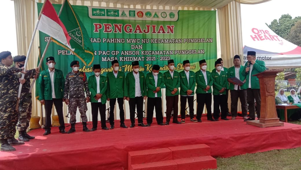 Pengajia Rutin Ahad Paing Dan Pelantikan PAC. GP Ansor Kecamatan Punggelan