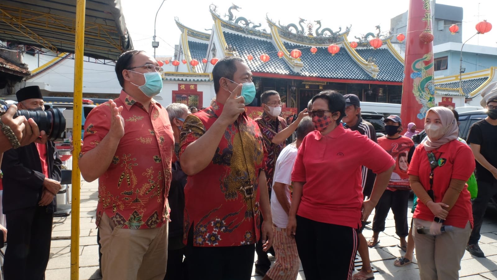 Bernuansa Imlek, Polda Jateng Gelar Vaksinasi Booster Di Kelenteng Tay Kak Sie