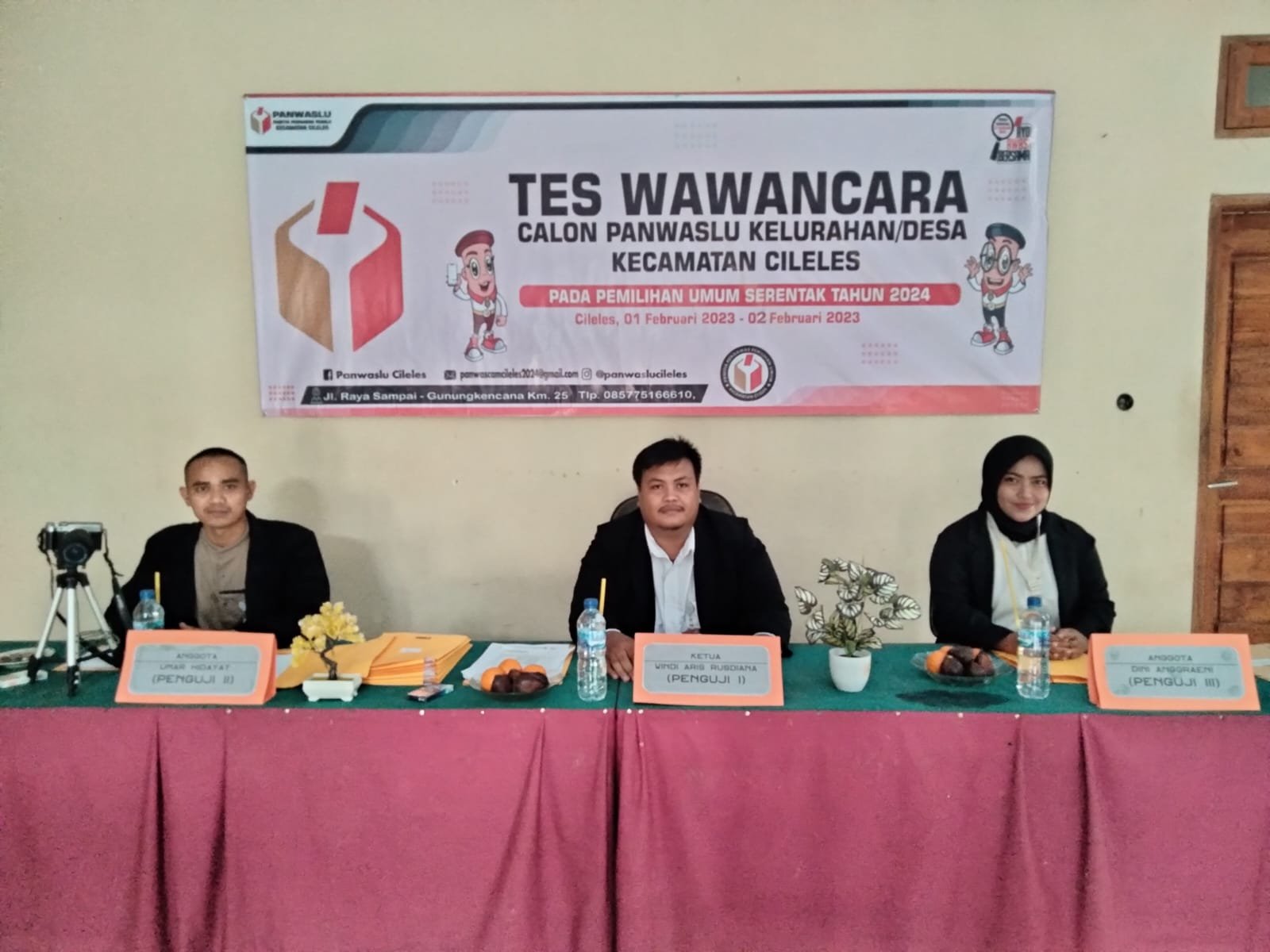 Ketua Panwascam Cileles Tegaskan Bekerja Dengan Benar, Profesional dan Tidak Ada Suap, Itu Fitnah