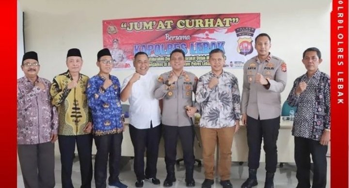 Antisipasi Kenakalan Remaja, Jum'at Curhat Kapolres Lebak Bersama Kepala Sekolah SMK Se Kabupaten 