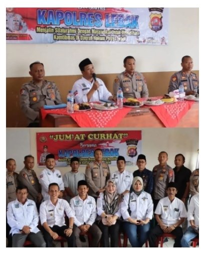 Polres Lebak Gelar Jum'at Curhat Bersama APDESI Kecamatan Cibadak