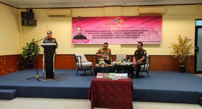Kejari Pandeglang Gelar FGD, Optimalkan Sinergitas APH dengan APIP dalam Penanganan Laporan