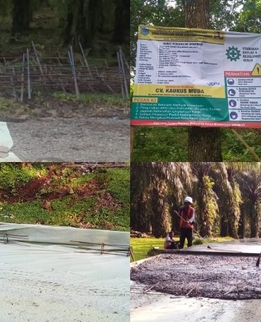 Proyek Pekerjaan Ruas Jalan Sodong-Langen Sari Diduga Menyalahi Aturan