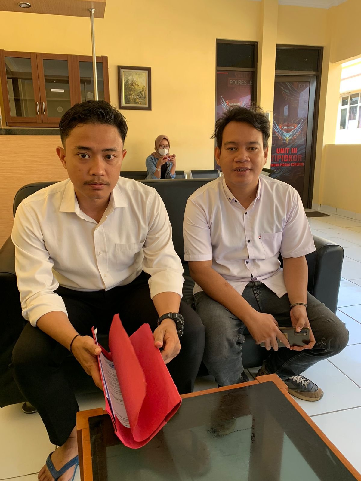 Unit Tipikor Polres Lebak Terima Berkas Lapdu Dugaan Korupsi BPNT Desa Sukaharja