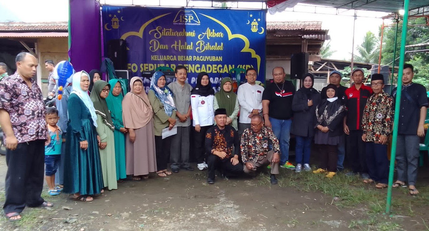 PAGUYUBAN ISP PENGADEGAN GELAR SILATURAHMI AKBAR DAN HALAL BIHALAL DENGAN DIHADIRI RATUSAN UNDANGAN