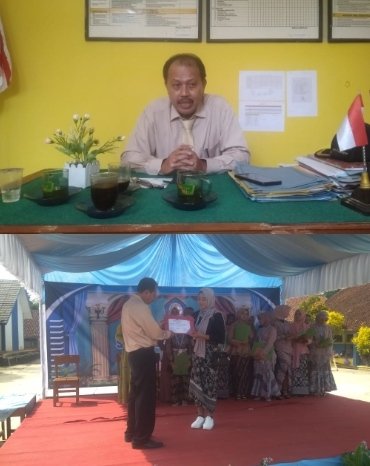 Haru Biru Merwarnai Acara Perpisahan SMPN 1 Cisata 