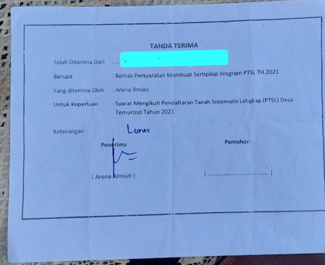 DI DUGA DIBUAT BANCAAN PTSL DESA TEMUROSO GUNTUR  DEMAK