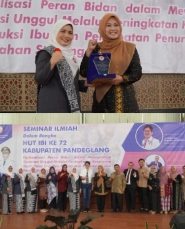 Ikatan Bidan Indonesia Kabupaten Pandeglang Gelar Seminar Ilmiah Dihadiri Bupati pandeglang