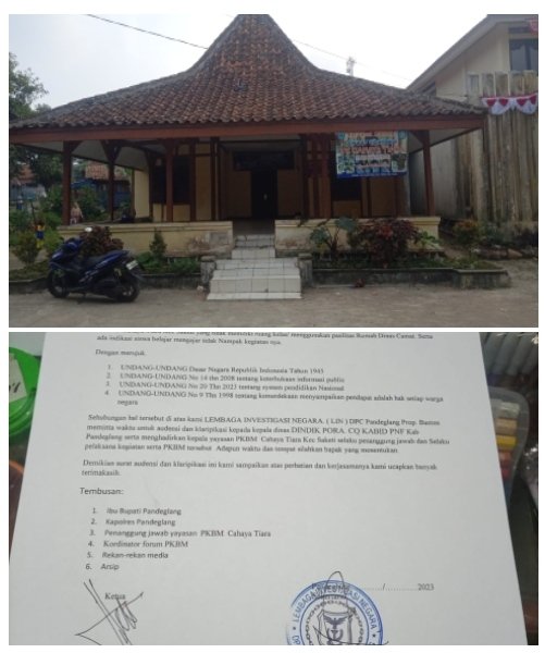 Menyoal Dugaan PKBM Cahaya Tiara Tidak Memiliki Gedung, Lembaga LIN Layangkan Surat Audensi