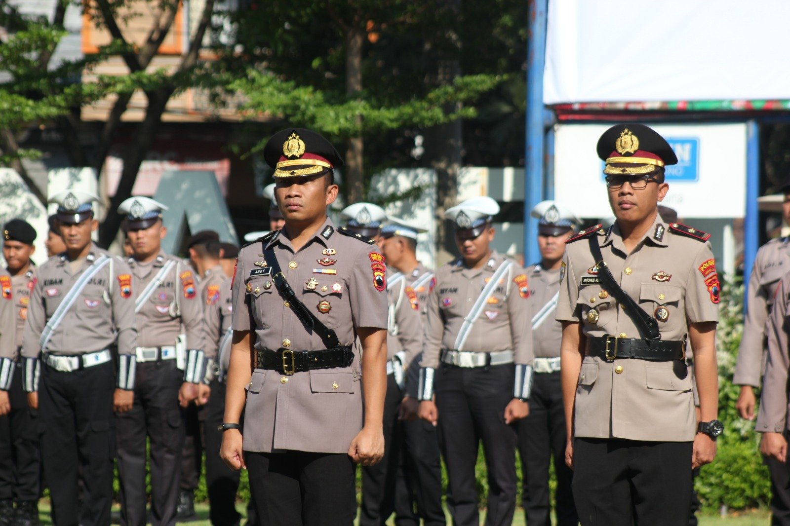 KAPOLRES DEMAK PIMPIN UPACARA SERTIJAB WAKAPOLRES 