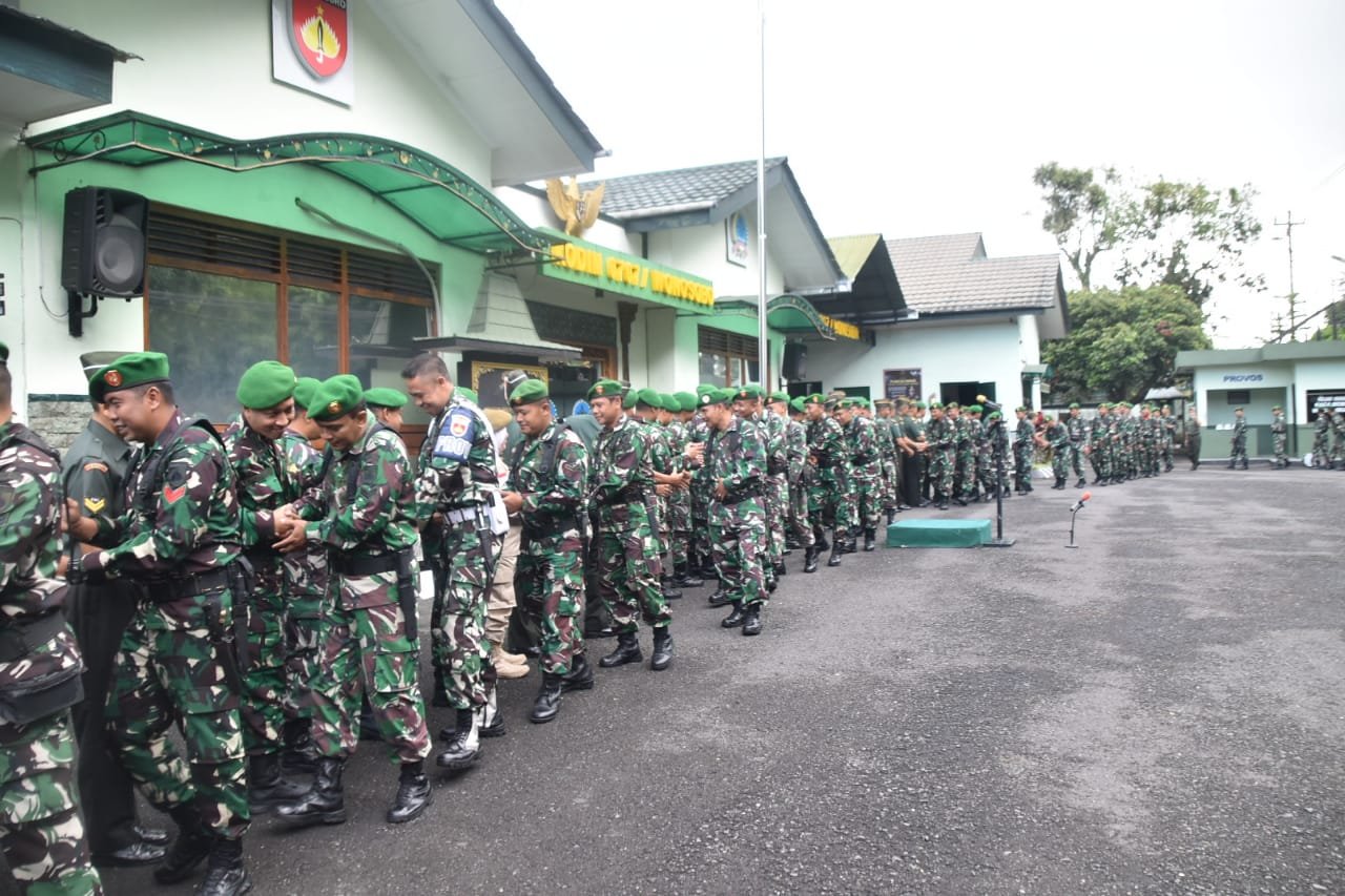 Keluarga Besar Kodim 0707-Wonosobo Laksanakan Halal Bi Halal
