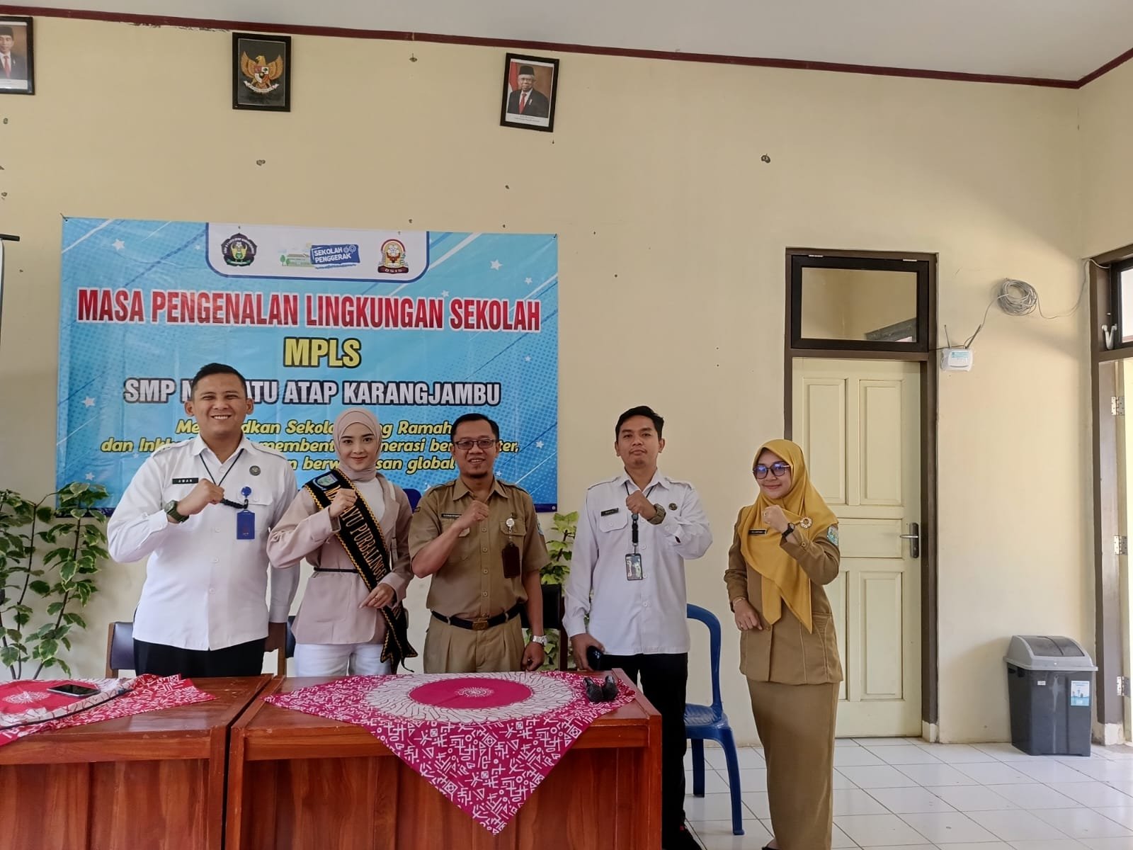 Fita Isnaeni, Beri Motivasi Belajar kepada Siswa SMP Negeri 4 Satu Atap Karangjambu
