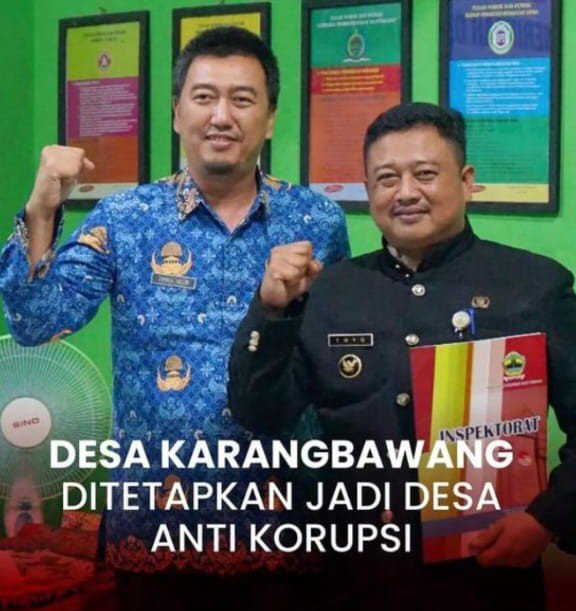 Kepala Desa Karangbawang Sukses Dapatkan Piagam Penghargaan Desa AntiKorupsi tingkat Jawa Tengah