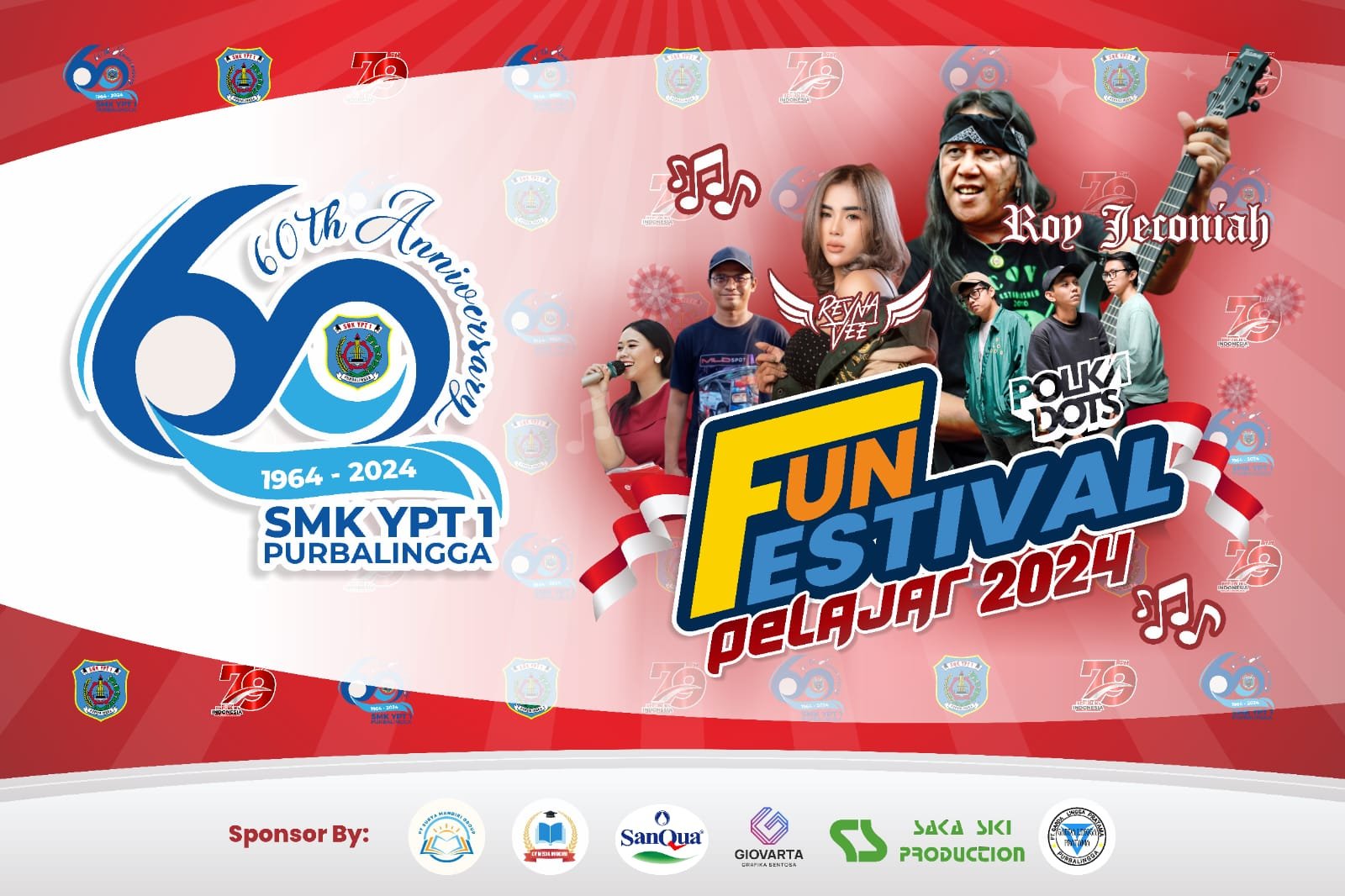SMK YPT 1 Purbalingga Rayakan HUT ke-60 dengan Band Fun Festival Pelajar 2024