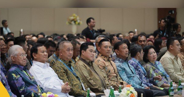 Mentri AHY Hadiri Penutupan BNI Investor Daily Summit 2024 Bersama Presiden Terpilih