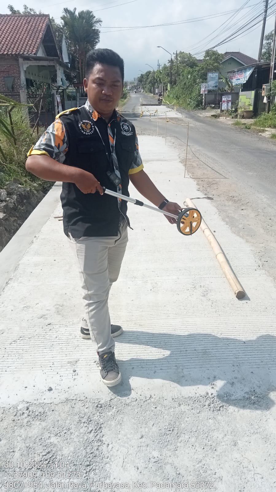 Melalui GMBI Masyarakat Padamara Mengkeluh Kesahkan Perbaikan Jalan Jalur Pasar ke Purbayasa