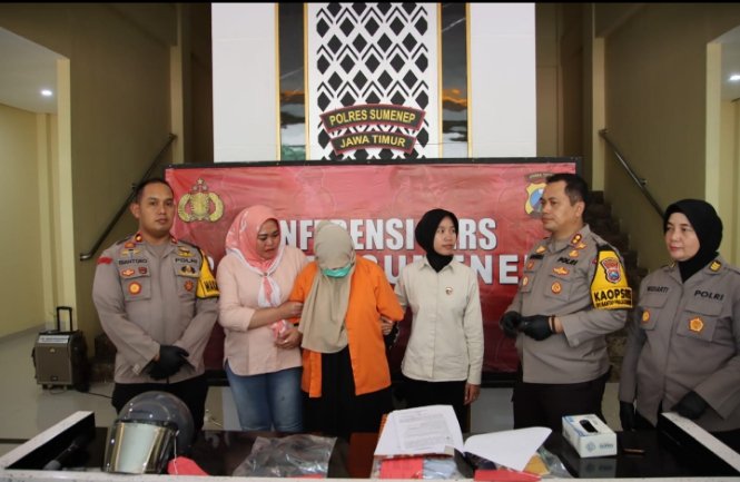 Polres Sumenep Berhasil Ungkap Kasus Pembuangan Bayi Al Kautsar Desa Pamolokan