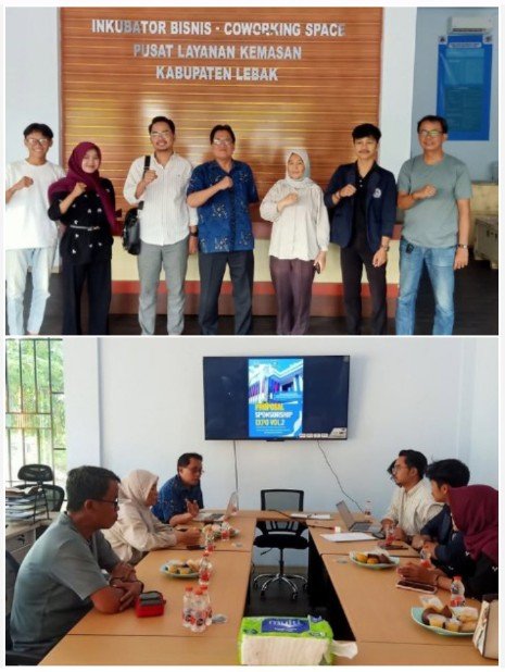Sekretaris Dinas Koperasi dan UMKM Kabupaten Lebak Terima Audensi Panitia Fisip Expo Vol.2