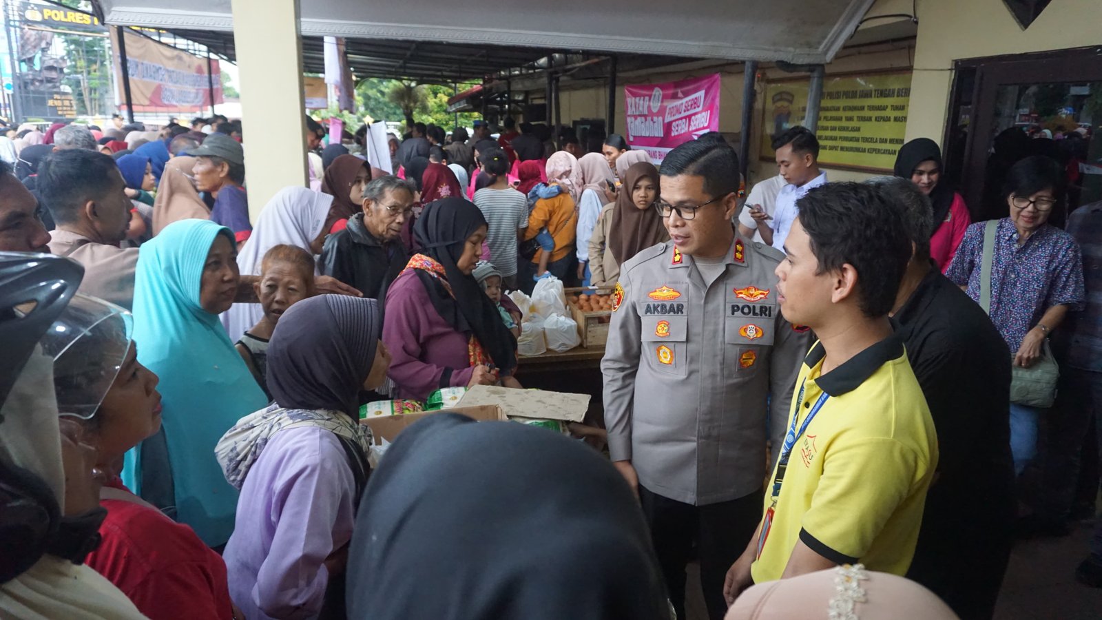 Takjil Serba Seribu Polres Purbalingga Langsung Ludes Diserbu Masyarakat