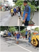 DPUPR Banten Melalui UPTD PJJ  Lebak Percepat Perbaikan Jalan  Untuk Kelancaran Mudik Lebaran 2025