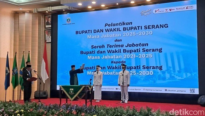 Gubernur Andra Sahkan Zakiyah-Najib Pimpin Kabupaten Serang dan Tegaskan Jadilah Pelayan Masyarakat