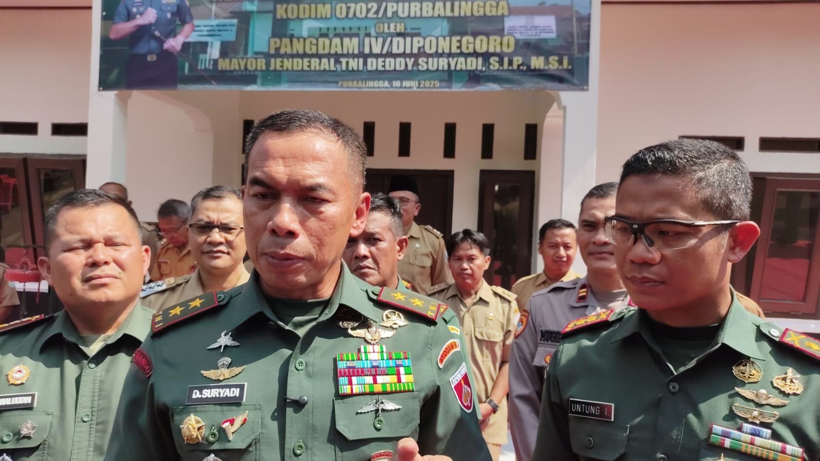 Pangdam IV-Diponegoro Resmikan Renovasi Koramil Karang Moncol