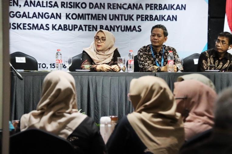 Wabup Banyumas Lintarti Tekankan Pentingnya Perbaikan Sarana Kesehatan Lewa Lingkungan di Puskesmas 