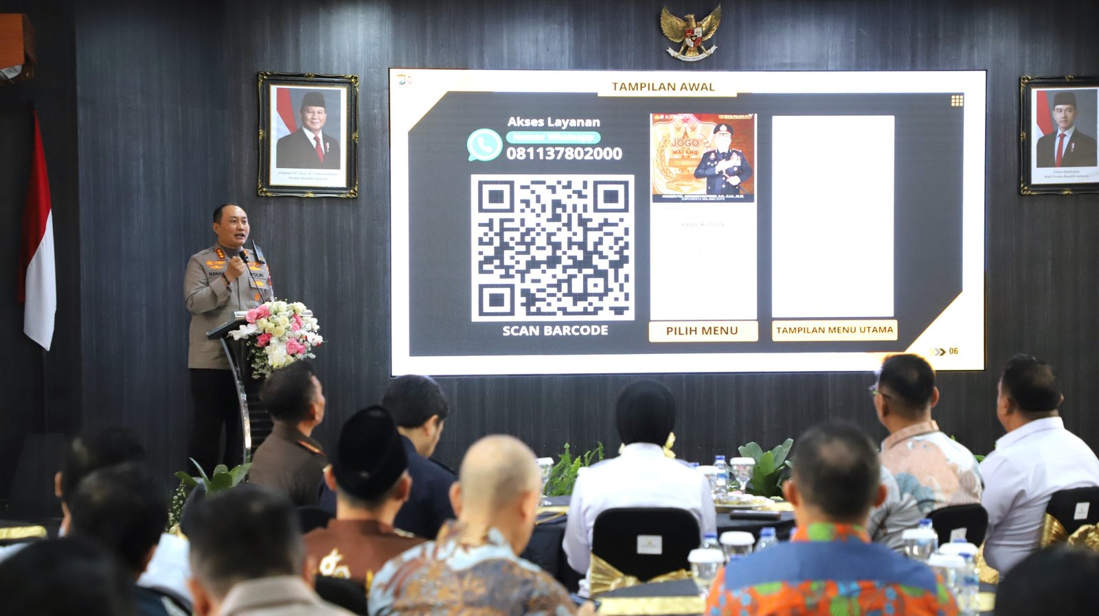 Percepat Layani Masyarakat Polresta Malang Kota Luncurkan Inovasi Jogo Malang Presisi Berbasis Whats
