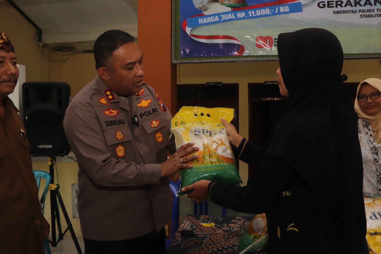 Gerakan Pangan Murah : Polres Tuban Siapkan 12 Ton Beras SPHP