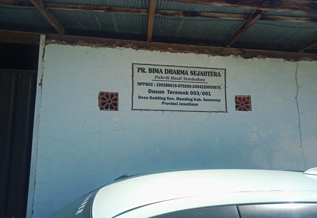 LSM Alam Semesta DPW Jatim Desak Pemkab Sumenep Tindak Tegas PR Yang Diduga Ternak Cukai
