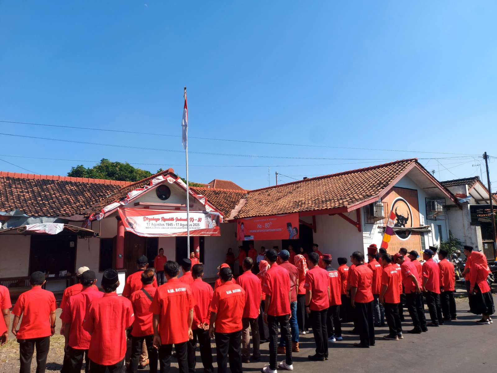 Ketua DPC PDI Perjuangan Batang Tekankan Soliditas dan Gotong Royong di Tengah Rakyat