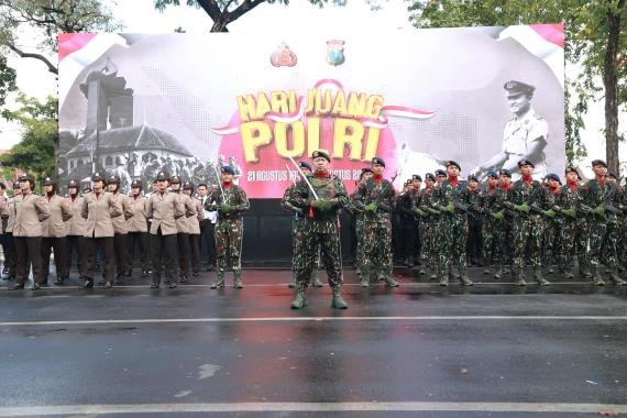 Hari Juang Polri Akan Digelar di Surabaya Kapolri Pimpin Upacara Diikuti Selurah Jajaran Polda se In