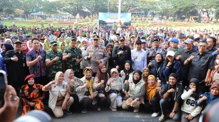Berbagai Elemen Masyarakat Dukung Polresta Malang Kota Jaga Kondusifitas Tolak Anarkis
