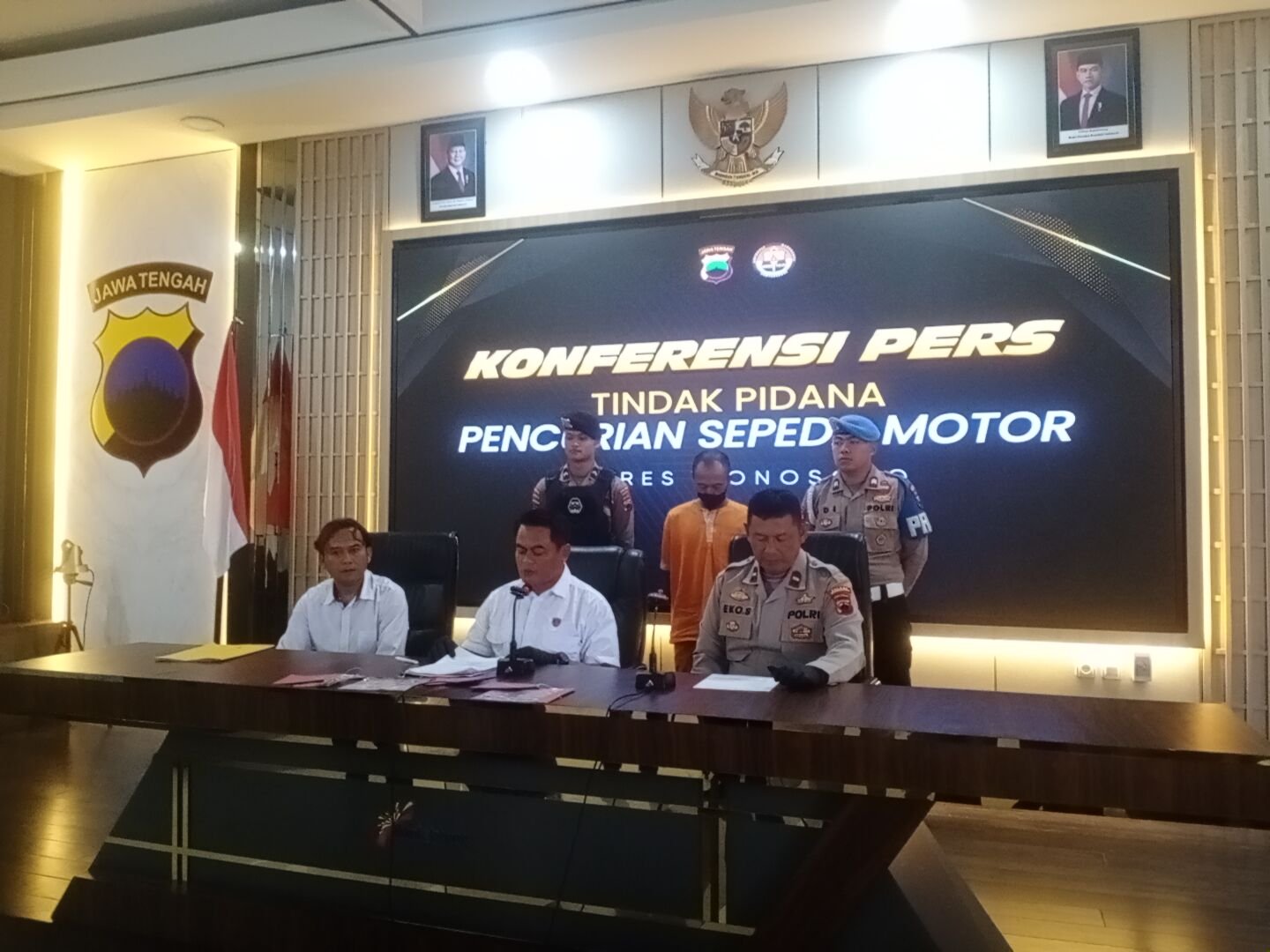 Polres Wonosobo Tangkap Pelaku Pencurian Sepeda Motor di Kalikajar, Diringkus Saat Memancing di Bantul