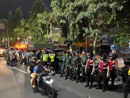 Polres Madiun Kota Patroli Gabungan Skala Besar Wujud Sinergi Harkamtibmas