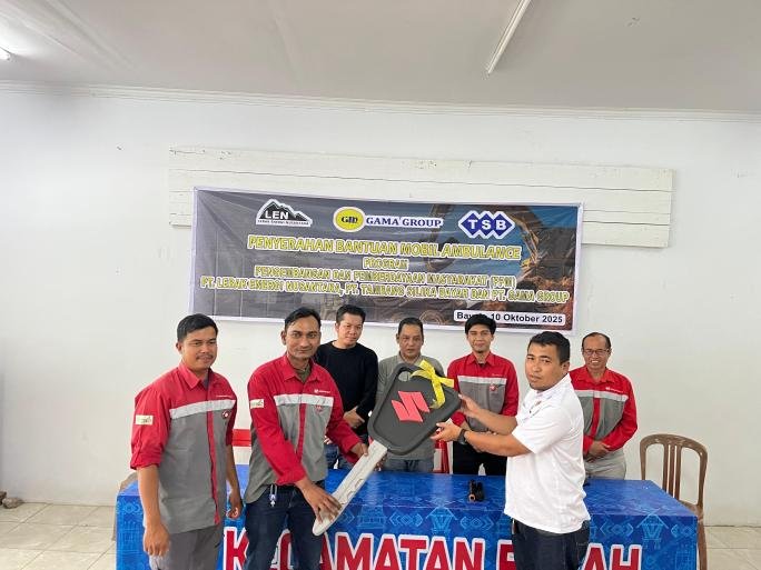 Gama Group Serahkan Bantuan Mobil Ambulans untuk Masyarakat Kecamatan Bayah
