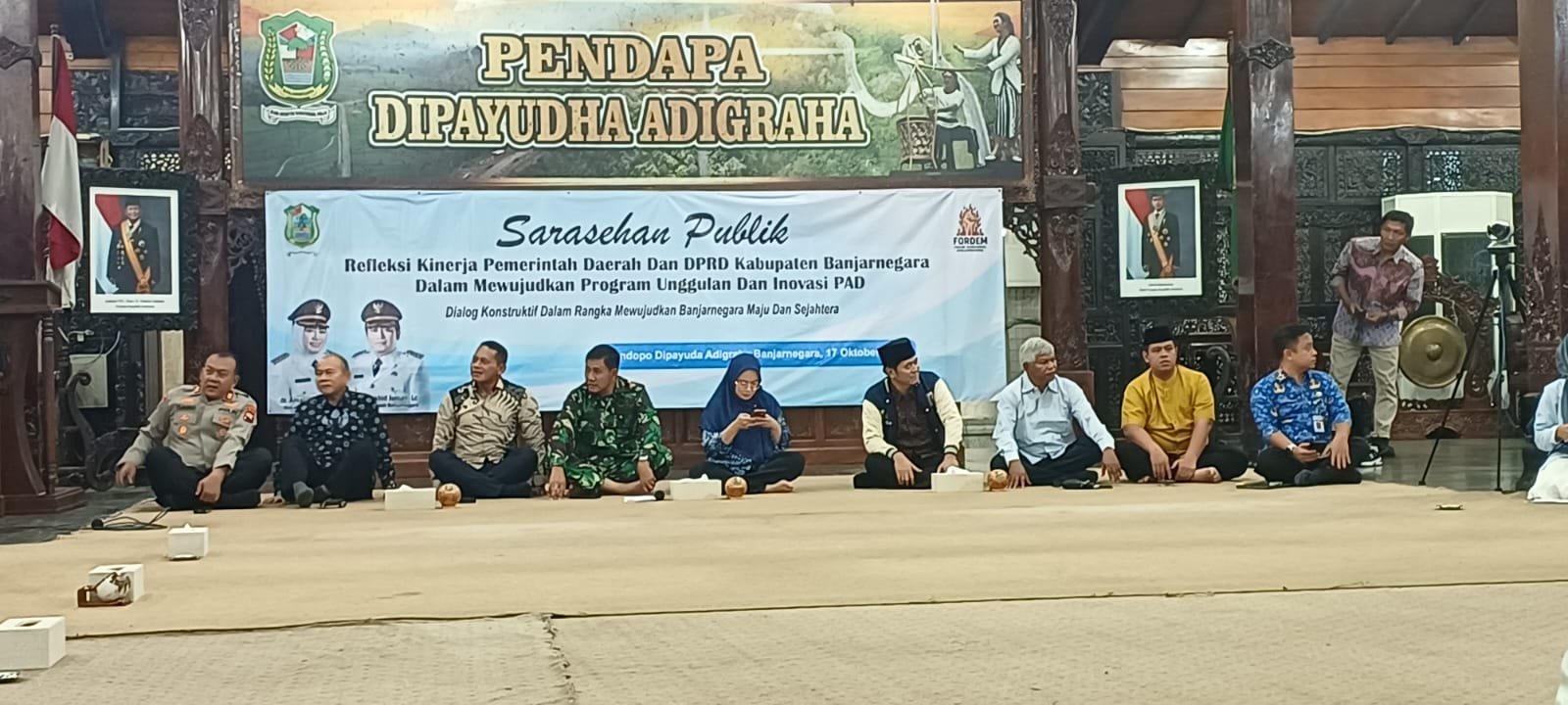 Bupati Tegaskan di FORDEM : â€œSaya Bukan Pesulap, Tapi Kami Sedang Menyiapkan Lompatan Banjarnegaraâ€