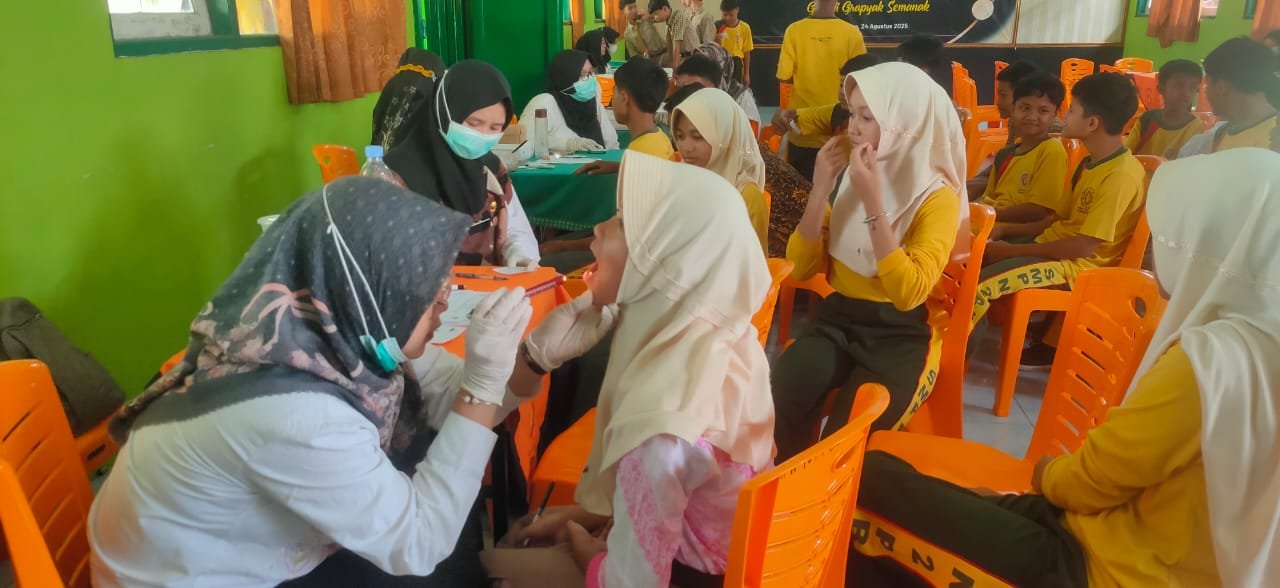 Cek Kesehatan Massal di SMPN 2 Purbalingga: Wujud Kepedulian Sekolah terhadap Kesehatan Siswa