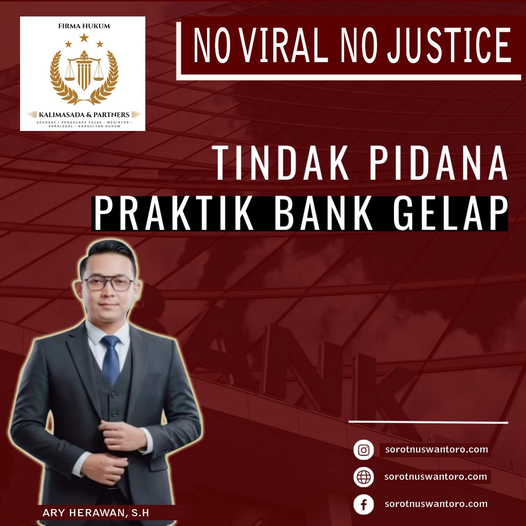 Ketua Firma Hukum Kalimasada Kecam Keras Praktik Bank Gelap Di Desa Kebutuh Dan Akan Sikat Habis