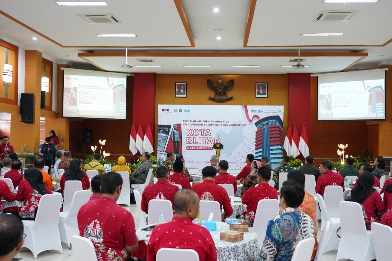 Dandim 0808-Blitar Hadiri Program Percontohan Kabupaten-Kota Anti Korupsi 2025