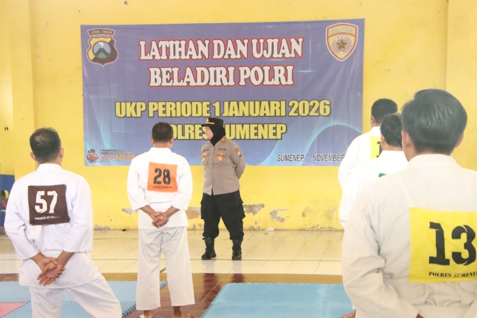 Sebanyak 78 Personel ikuti Ujian Beladiri Polri  Menuju UKP Periode 1 Januari 2025         