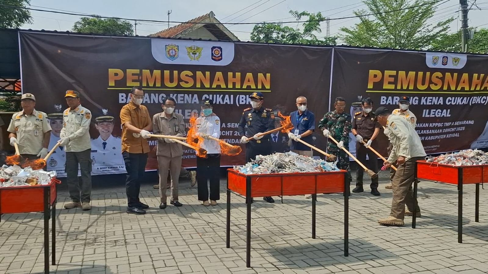 Pembakaran 2,1 juta batang rokok jadi sinyal perang terbuka terhadap mafia cukai di Jalur Pantura