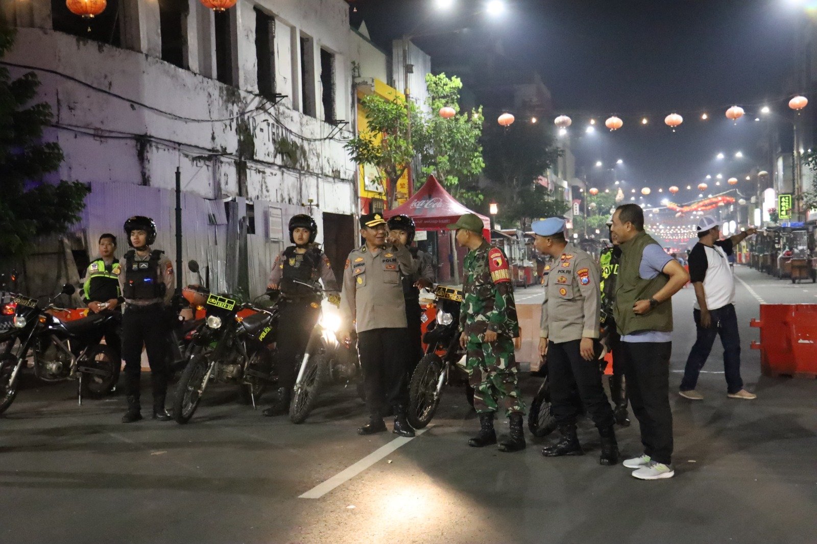 Polres Pelabuhan Tanjung Perak Gencarkan Patroli Skala Besar Jelang Nataru
