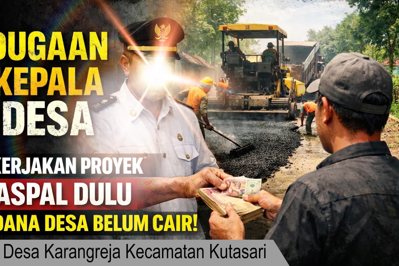 DD Tahap 2 Belum Cair, Aspal Sudah Dikerjakan: Kades Akui, Pendamping Desa Bantah Pelanggaran