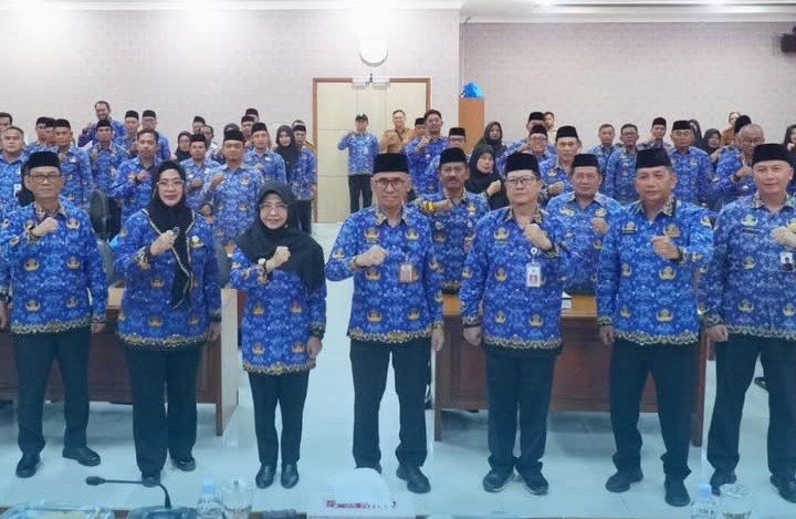 Sekda Pandeglang Dikukuhkan sebagai Ketua Dewan Pengurus Korpri Kabupaten Pandeglang