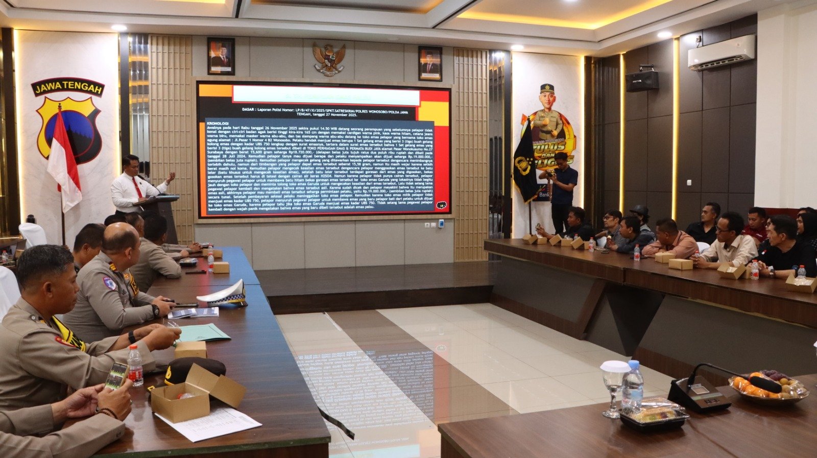 Press Release Akhir Tahun 2025, Polres Wonosobo Tegaskan Komitmen “Tulus dan Religius” Jaga Kamtibmas
