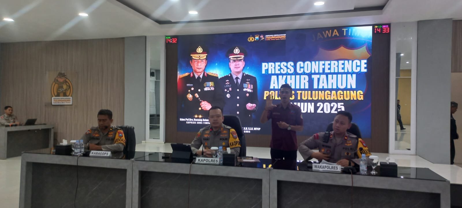 Kinerja Polres Tulungagung Sepanjang 2025 Menguat, Kapolres Paparkan Capaian Strategis Kamtibmas